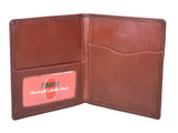 Touro Signature Leather Wallets Veg Tanned Passport Case