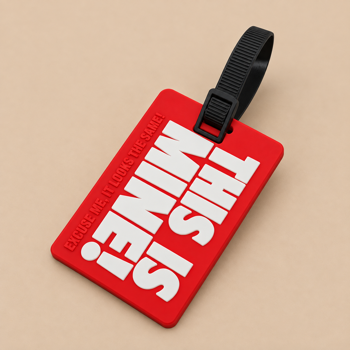 “This Is Mine” Luggage Tag – Bold Travel ID Tag
