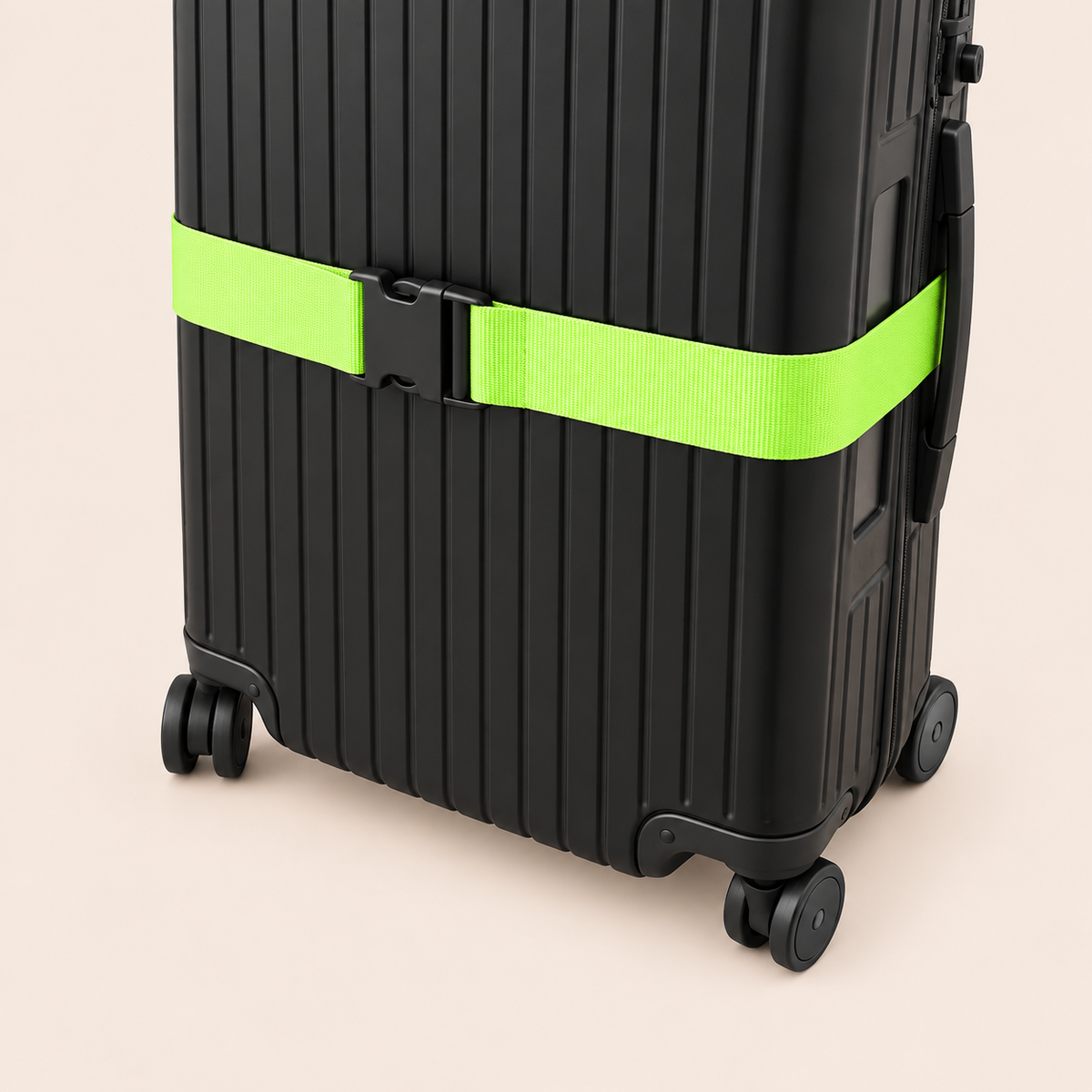 Adjustable Luggage Strap with Buckle – Suitcase Travel Strap
