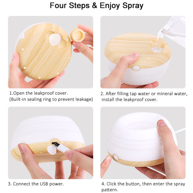 Collapsible Personal Travel Humidifier