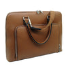 Signature Leather Front Pocket Laptop Brief