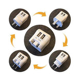Universal Travel Adaptor Kit - Dual USB | US / EU / GB / AU / CH / HK